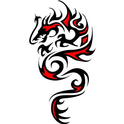 Some Dragon Designs Water Transfer Temporary Tattoo(fake Tattoo) Stickers NO.11150